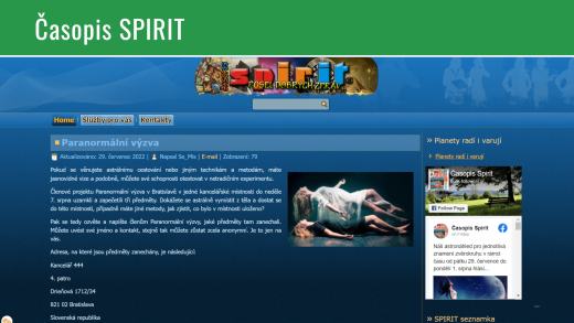 Časopis SPIRIT | Kancelář č. 444 | veřejný experiment - ASTRÁLNÍ CESTOVÁNÍ Časopis SPIRIT | Kancelář č. 444 | veřejný experiment - ASTRÁLNÍ CESTOVÁNÍ